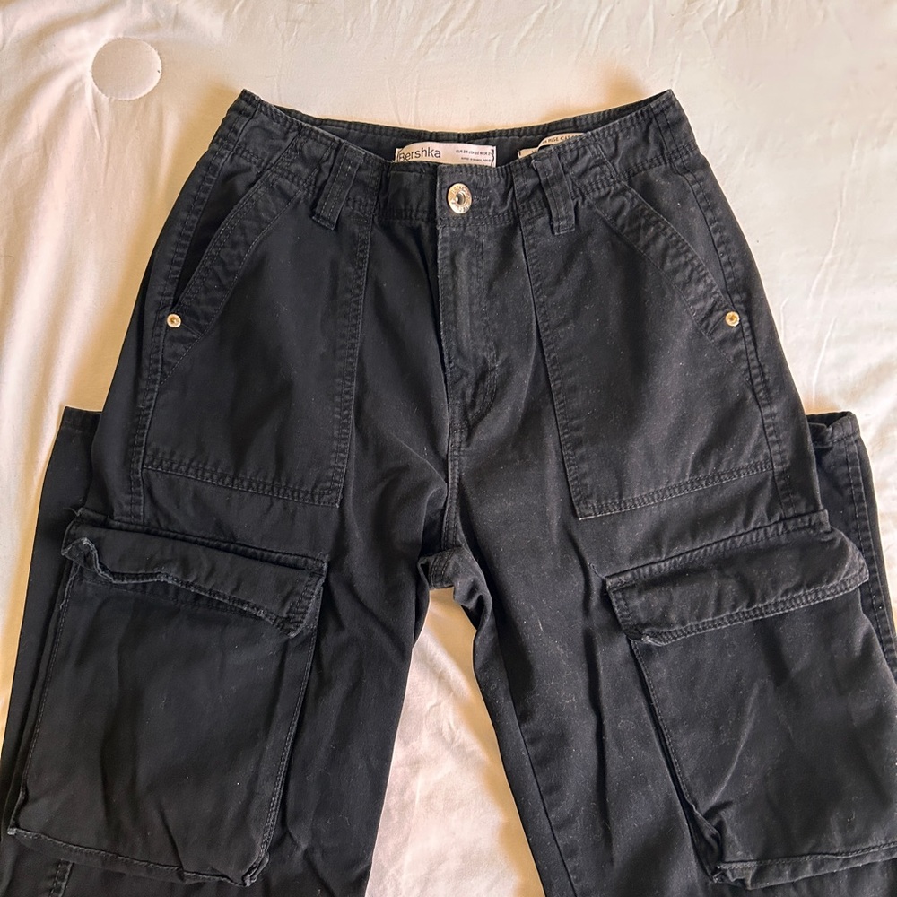 Women's Black Cargo Pants